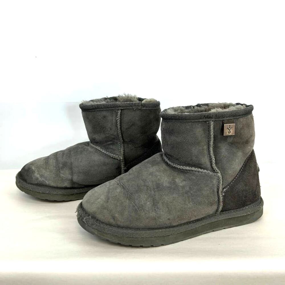 EMU AUSTRALIA PLATINUM STINGER SLIM MINI SHEARLING BOOT SZ 5